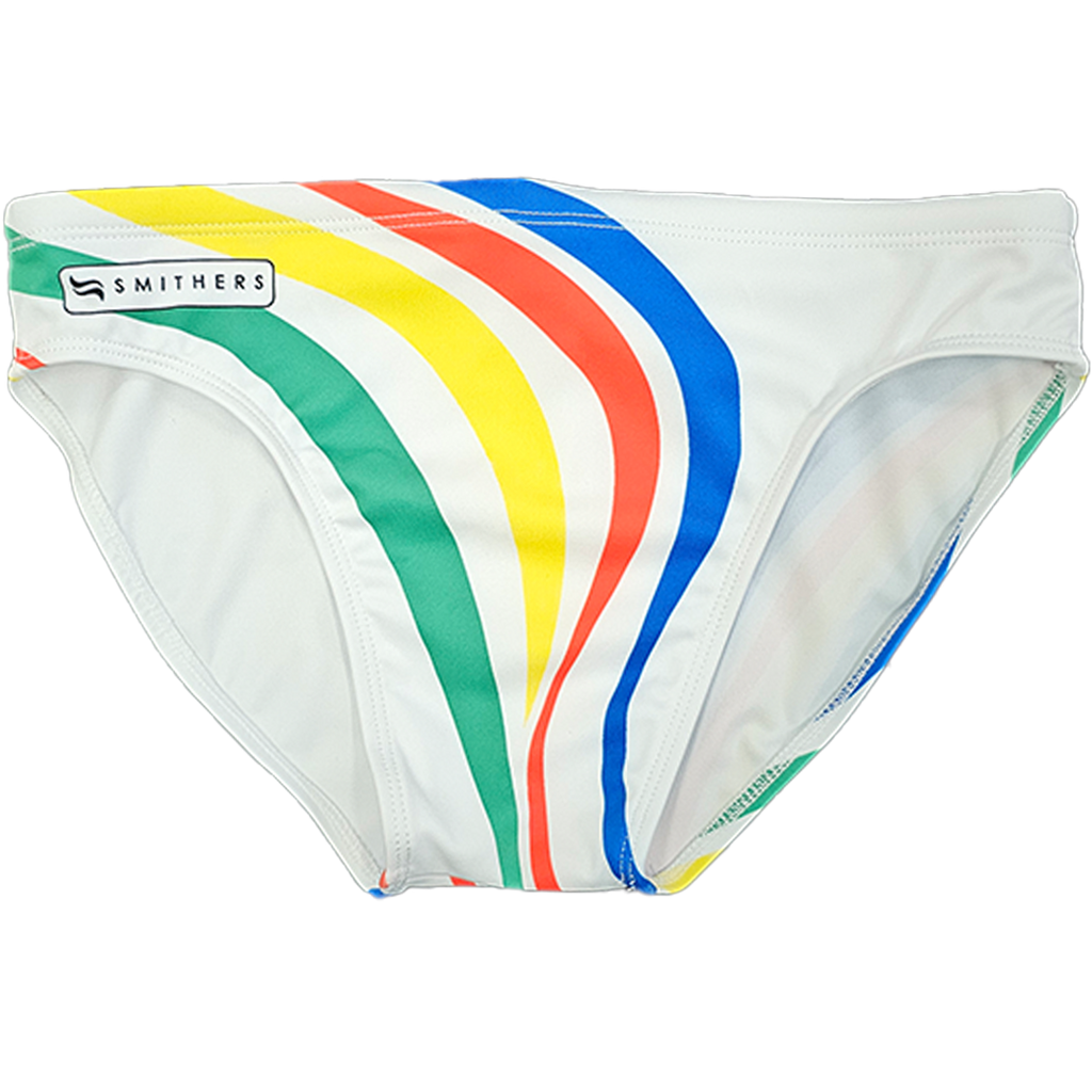 Smithers men's swimwear Olympics inspired swim briefs Paris 2024 swimsuit