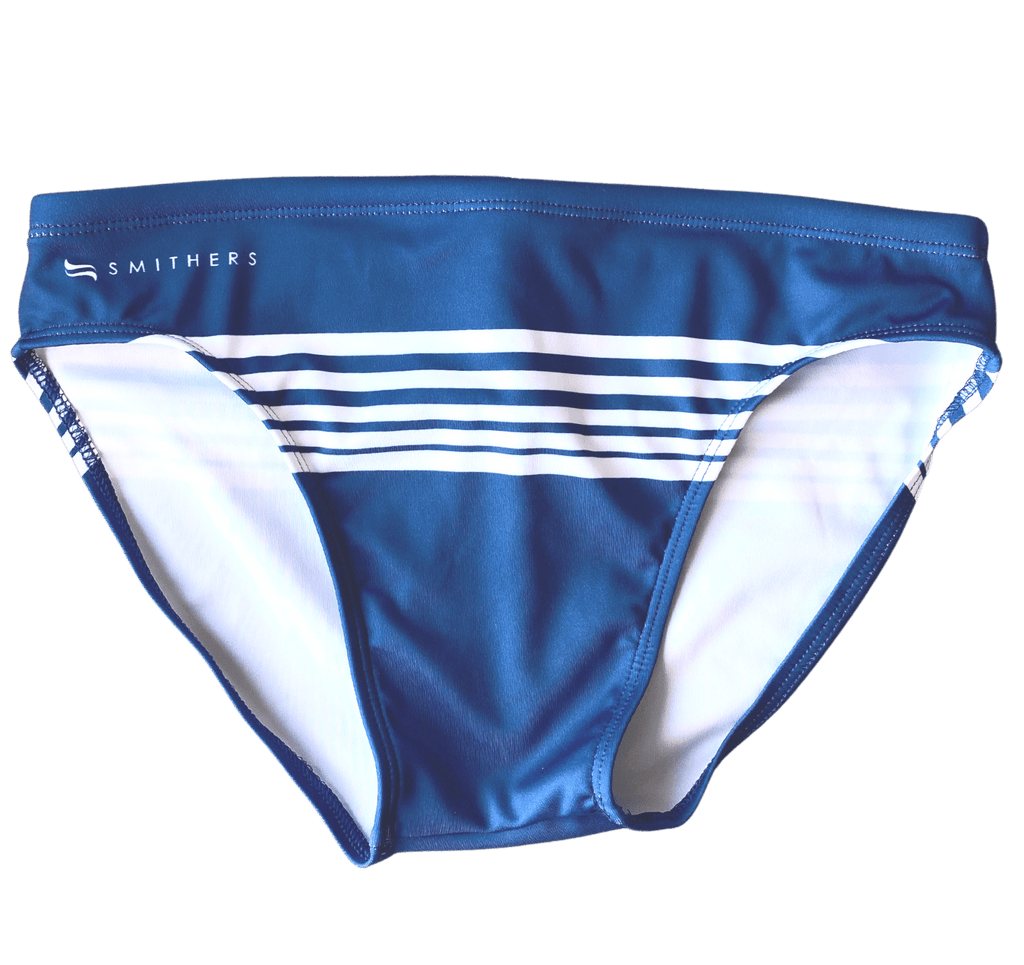 This blue men's swimsuit is the perfect choice for mens swimwear lovers.